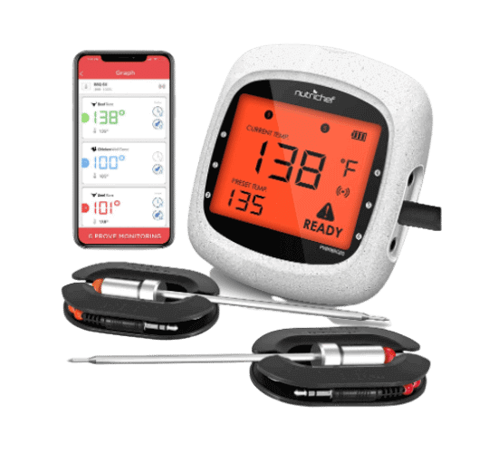 NutriChef Smart Bluetooth Thermometer