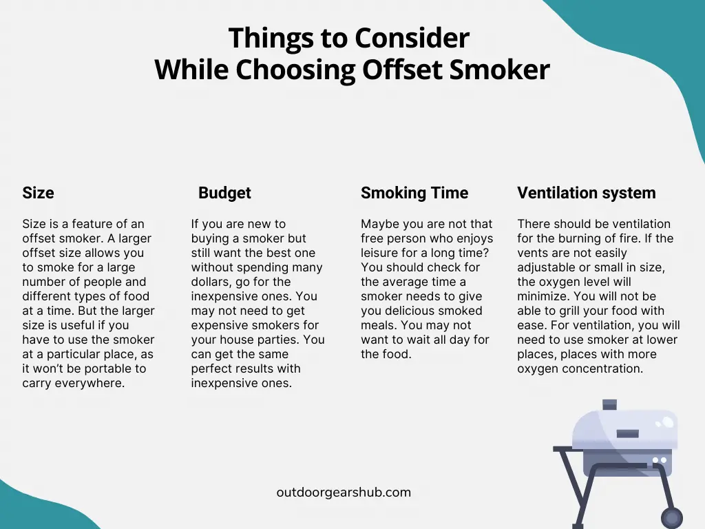 Things to Consider  While Choosing Offset Smoker
