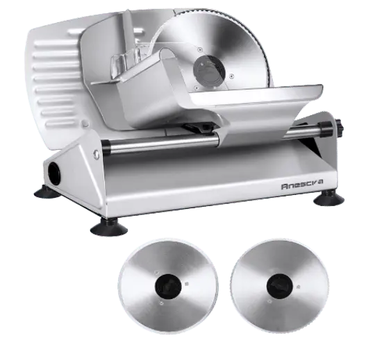 Anescra 200W Electric Deli Food Meat Slicer